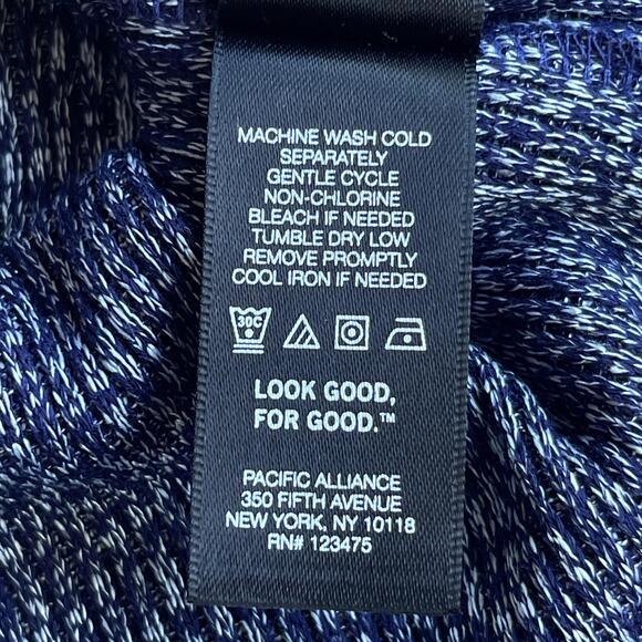 Kenneth Cole Pullover Sweater Womens Large Hooded Lightweight Tie Neck - Picture 6 of 10